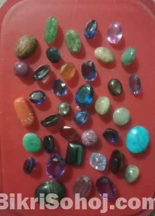 Neela, Ruby, Panna, Cats eye, Feroza, Garnet, Red coral etc